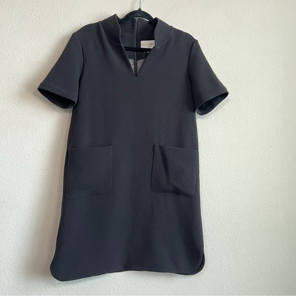 Patty Kim Simone Short Sleeve Shift Dress Black Size Small - Picture 7 of 9